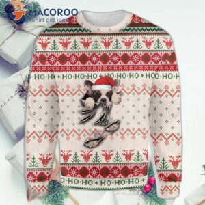 French Bulldog Ugly Christmas Sweater Scratch