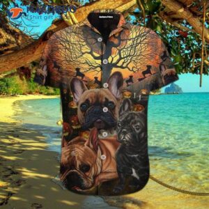 French Halloween Hawaiian Shirts