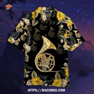 French Horn Hawaiian Shirt