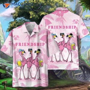 Friendship Flamingo Hawaiian Shirts
