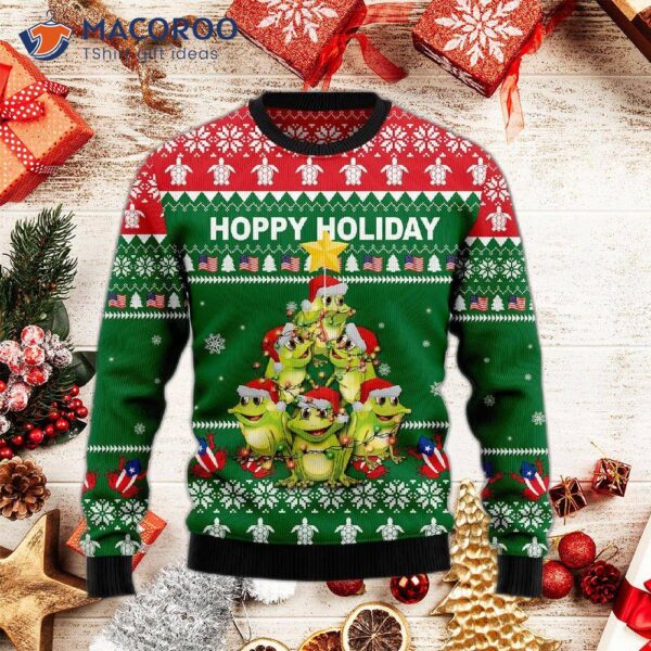 Frog Ugly Christmas Sweater