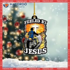 Fueled By Jesus Custom-shaped Christmas Acrylic Ornament