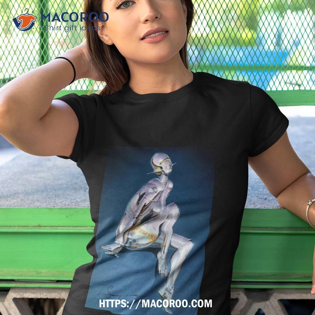 Full Chrome Robot Girl Graphic Hajime Sorayama Shirt Full Chrome Robot Girl Graphic Hajime Sorayama Shirt