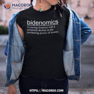 Bidenomics Definition Bidenflation Political (c) Shirt