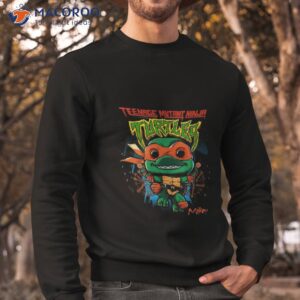 Funko Tmnt Mutant Mayhem Movie Michelangelo Pocket Pop And Tee Fan Gifts Shirt 2 funko tmnt mutant mayhem movie michelangelo pocket pop and tee fan gifts t shirt sweatshirt