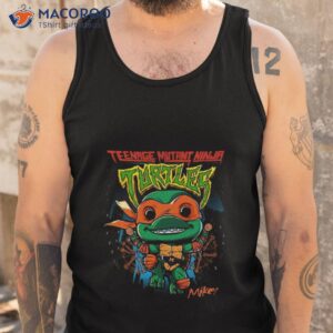 Funko Tmnt Mutant Mayhem Movie Michelangelo Pocket Pop And Tee Fan Gifts Shirt 3 funko tmnt mutant mayhem movie michelangelo pocket pop and tee fan gifts t shirt tank top