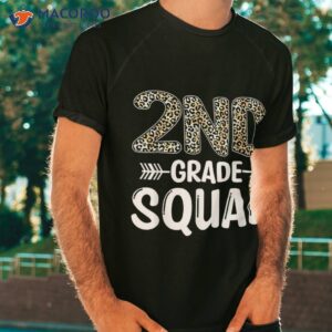 funny 2nd grade squad back to school second graders teachers shirt tshirt