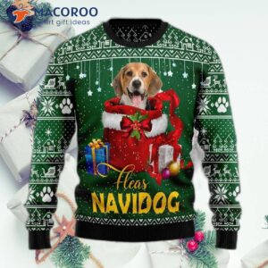 Funny Beagle Ugly Christmas Sweater Gift