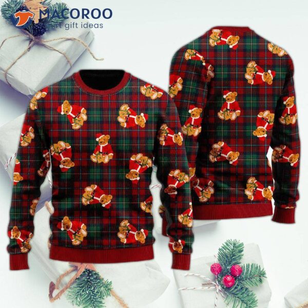 Funny Bear Ugly Christmas Sweater