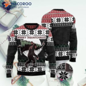 Funny Bigfoot Ugly Christmas Sweater