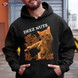 Funny Cat Deez Nuts Joke Shirt 1 funny cat deez nuts joke shirt hoodie