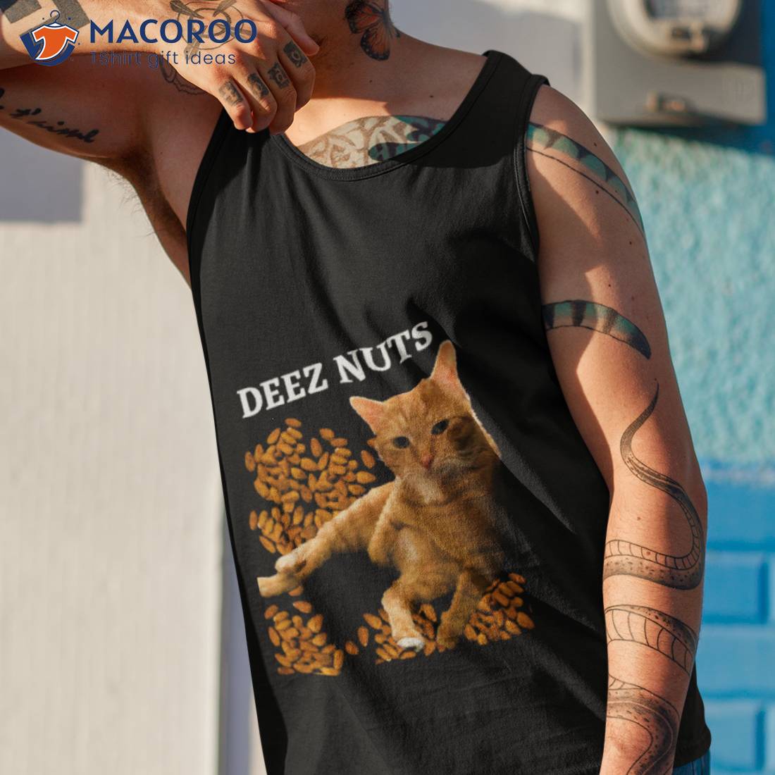 Funny Cat Deez Nuts Joke Shirt Funny Cat Deez Nuts Joke Shirt