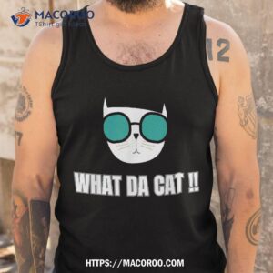 funny cat lovely what da love shirt tank top