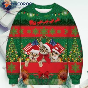 Funny Cat Ugly Christmas Sweater