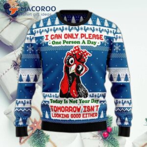 Funny Chicken Ugly Christmas Sweater