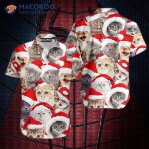 Funny Christmas, Numerous Cats, Hawaiian Shirts