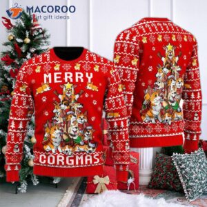 Funny Corgi, Merry Corgmas Ugly Christmas Sweater