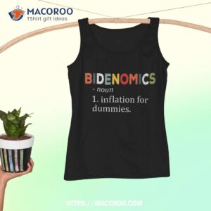 funny definition antibiden distrust bidenflation political shirt tank top