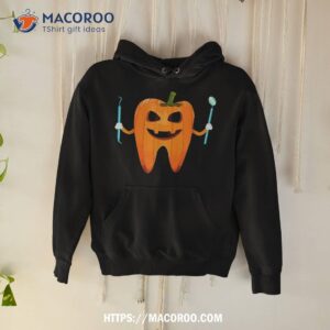 funny dental halloween tooth pumpkin dentist gift shirt halloween gifts for boyfriend hoodie