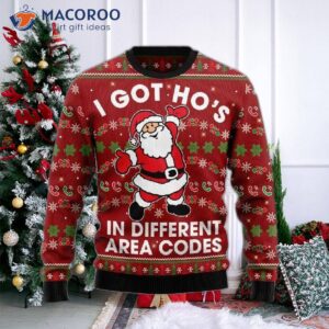 Funny, Different, Ugly Christmas Sweater Santa