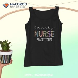 Funny Family Nurse Practitioner Gift Fnp Leopard Nurse Shirt