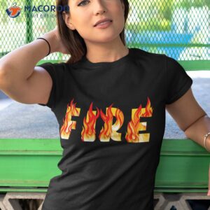 funny fire couple diy costume halloween party shirt tshirt 1