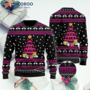 Funny Flamingo-tree Ugly Christmas Sweater