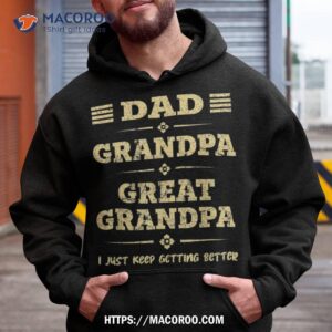 Funny Gift For Papa From Grandkids Dad Grandpa Great Grandpa Shirt