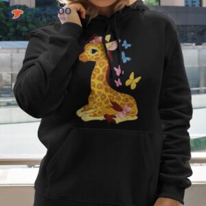 funny giraffe drawing forest ranger cool mom shirt hoodie