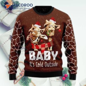 Funny Giraffe Ugly Christmas Sweater