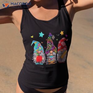 funny gnome back to school teacher student first day class shirt tank top 2