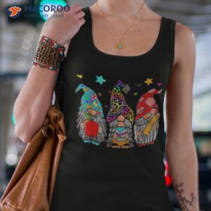 funny gnome back to school teacher student first day class shirt tank top 4