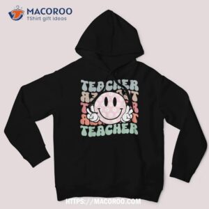 funny hippie face teacher shirts back to school teachers day shirt hoodie