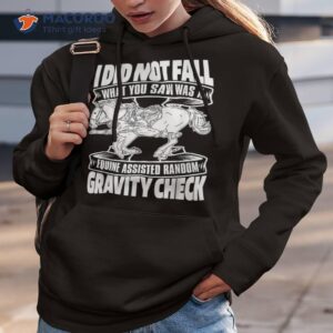 funny horse riding what you saw was a equine assisted shirt hoodie 3