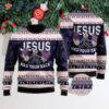 Funny “jesus Has Your Back” Jiu Jitsu Ugly Christmas Sweater