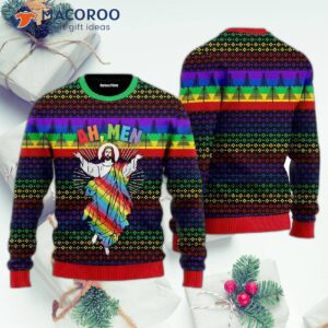 Funny Jesus Lgbt Ugly Christmas Sweater