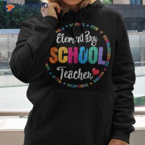 Funny Matching Eletary School Teacher Back To Shirt