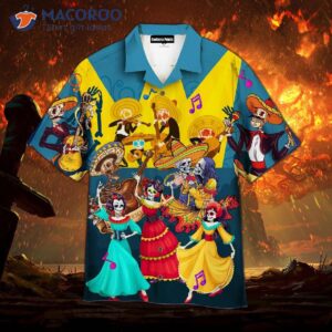 Funny Mexican Skull-dancing Cinco De Mayo Hawaiian Shirts