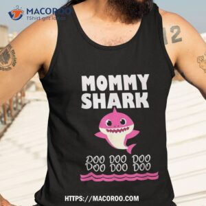 funny mommy shark shirt gift for mother tee tank top 3