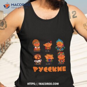 funny russian cartoon characters village people shirt tank top 3