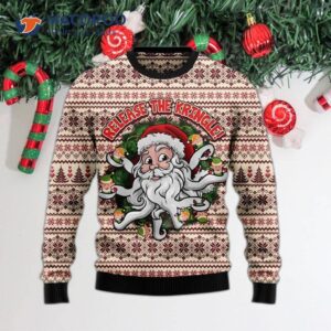 Funny Santa Claus Released The Kringle Ugly Christmas Sweater