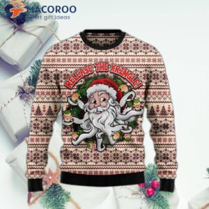 Funny Santa Claus Released The Kringle Ugly Christmas Sweater