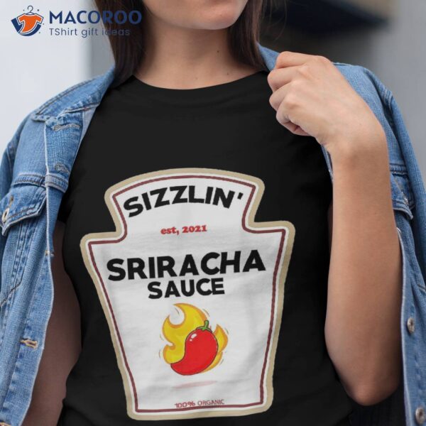 Funny Sriracha Sauce Diy Halloween Costume Group Condits Shirt