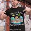Funny Summer Vacation Gnomies Gnomes For Christmas In July Shirt
