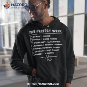 Funny The Perfect Week Top – Vintage Fishing Shirt