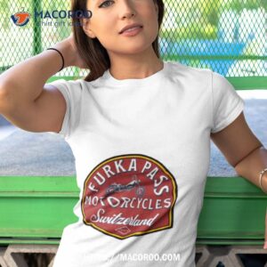 Furka Pass Badge Switzerland Motorcycles Shirt