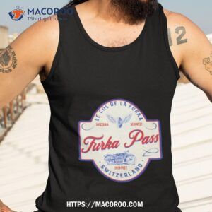 furka pass badge switzerland shirt tank top 3
