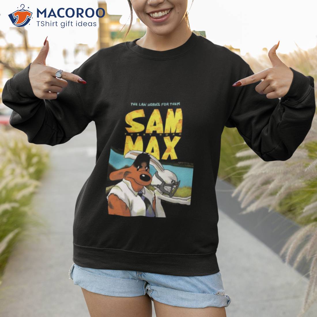 Furry Road Sam And Max Shirt Furry Road Sam And Max Shirt