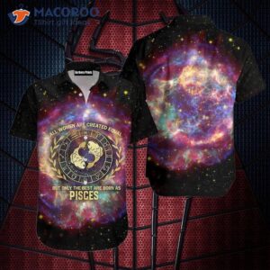 Galaxy Pisces Horoscope Hawaiian Shirts