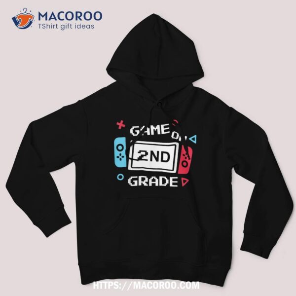 Game On 2nd Grade Back To School 2nd Grade Level Unlocked Shirt